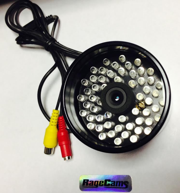 940nm IR INFRARED BLACK & WHITE CAMERA OUTDOOR WEATHERPROOF INVISIBLE GLOW LED’S