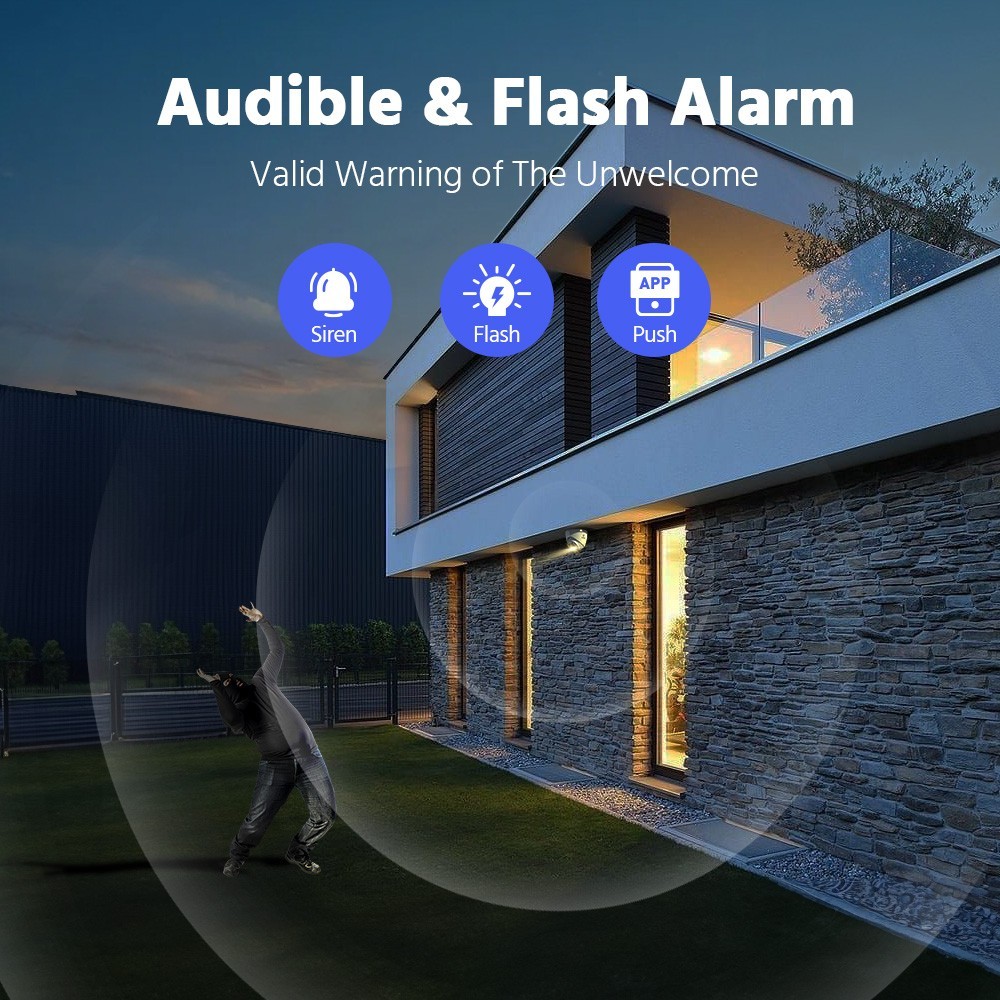 ANNKE C500X 3K PoE Outdoor AI Color Night Vision Security Camera Two Way Audio