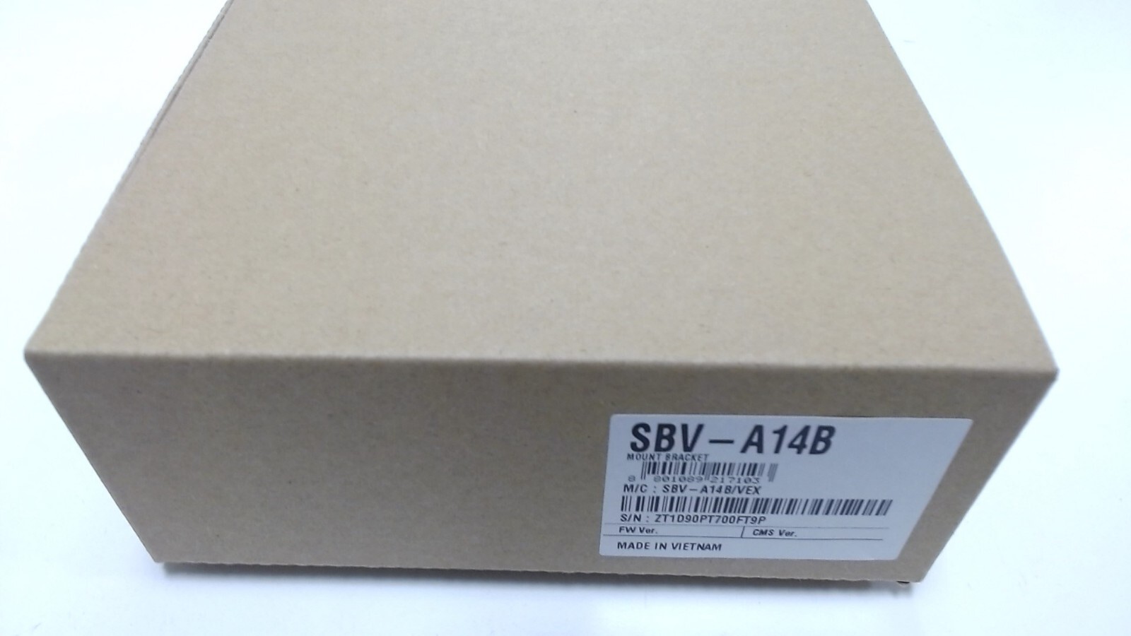 Hanwha Techwin SBV-A14B Wisenet A series cameras for GangboxesSecurity Accessory