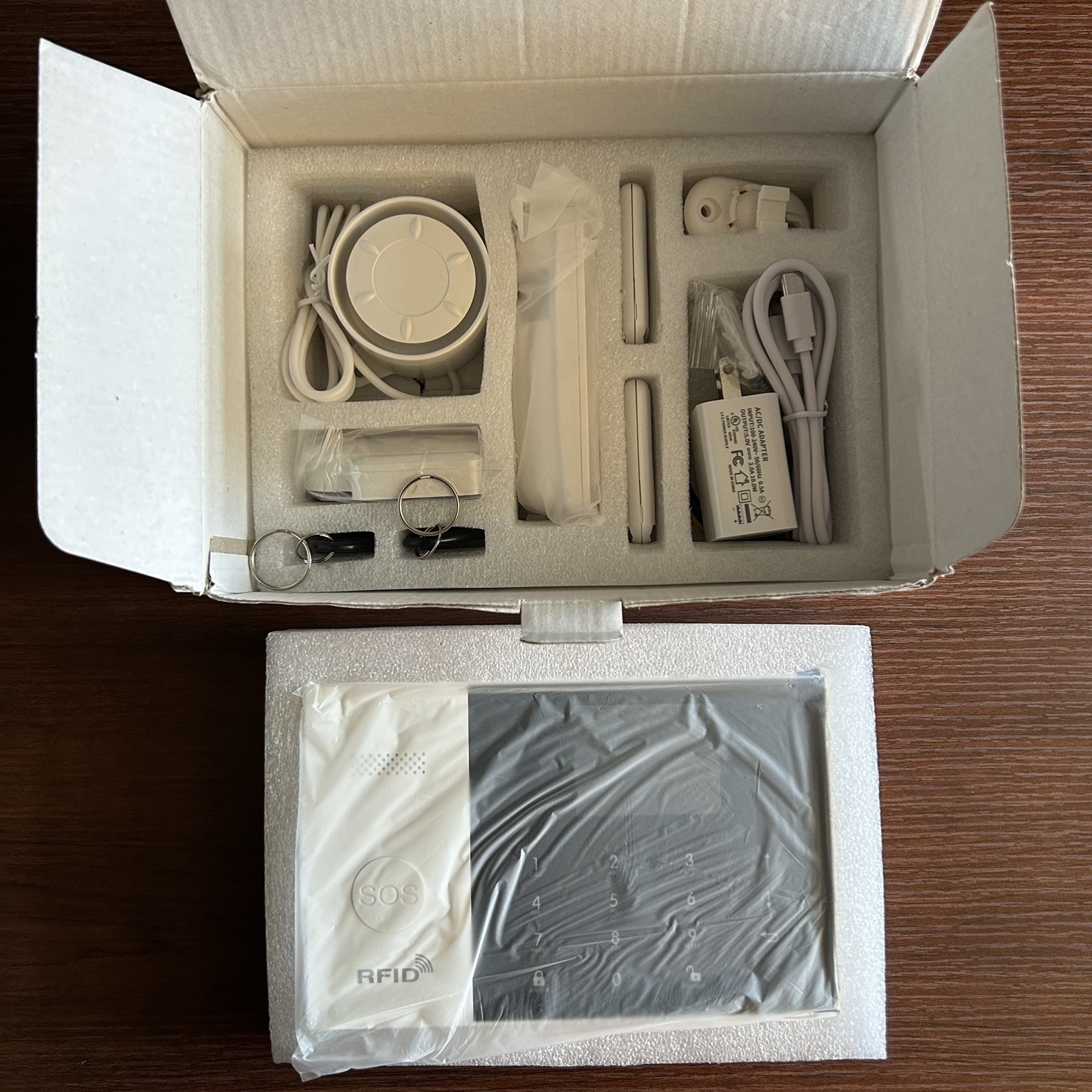4G WiFi Wireless Home Security Alarm System, DIY Burglar Alarm, App Control, Sen