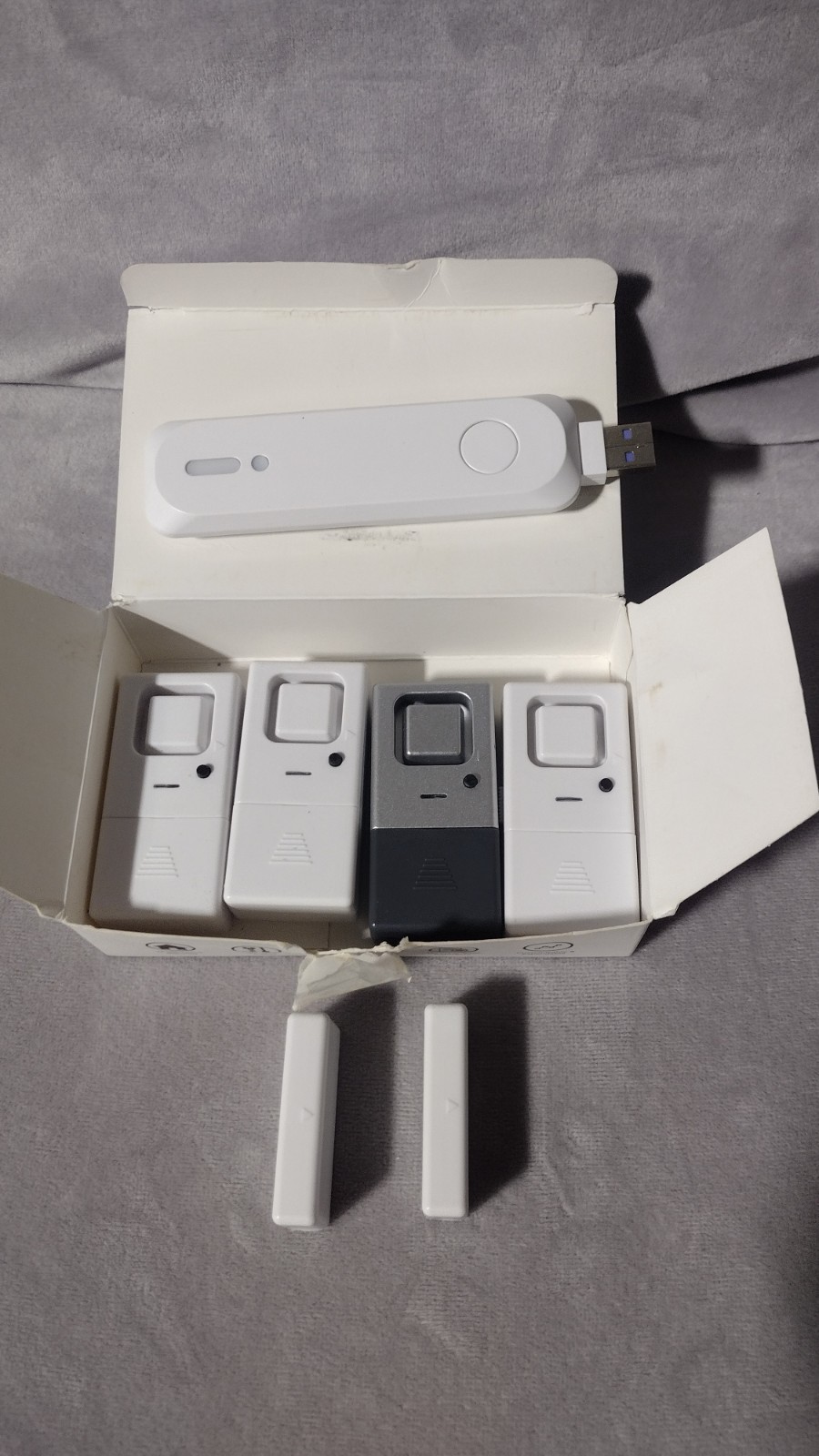 tolviviov Home Alarm System3rd Gen 4pack 120dB Alarm Door/Window Sensors with…