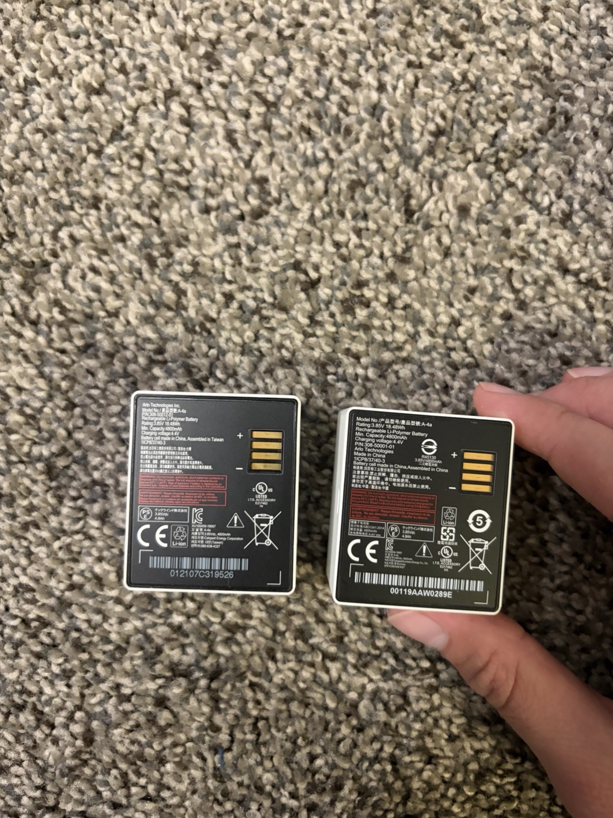 Arlo Pro 4 Camera Wireless Security VMC4041P w 2 Battery PARTS Untested Lot Of 3