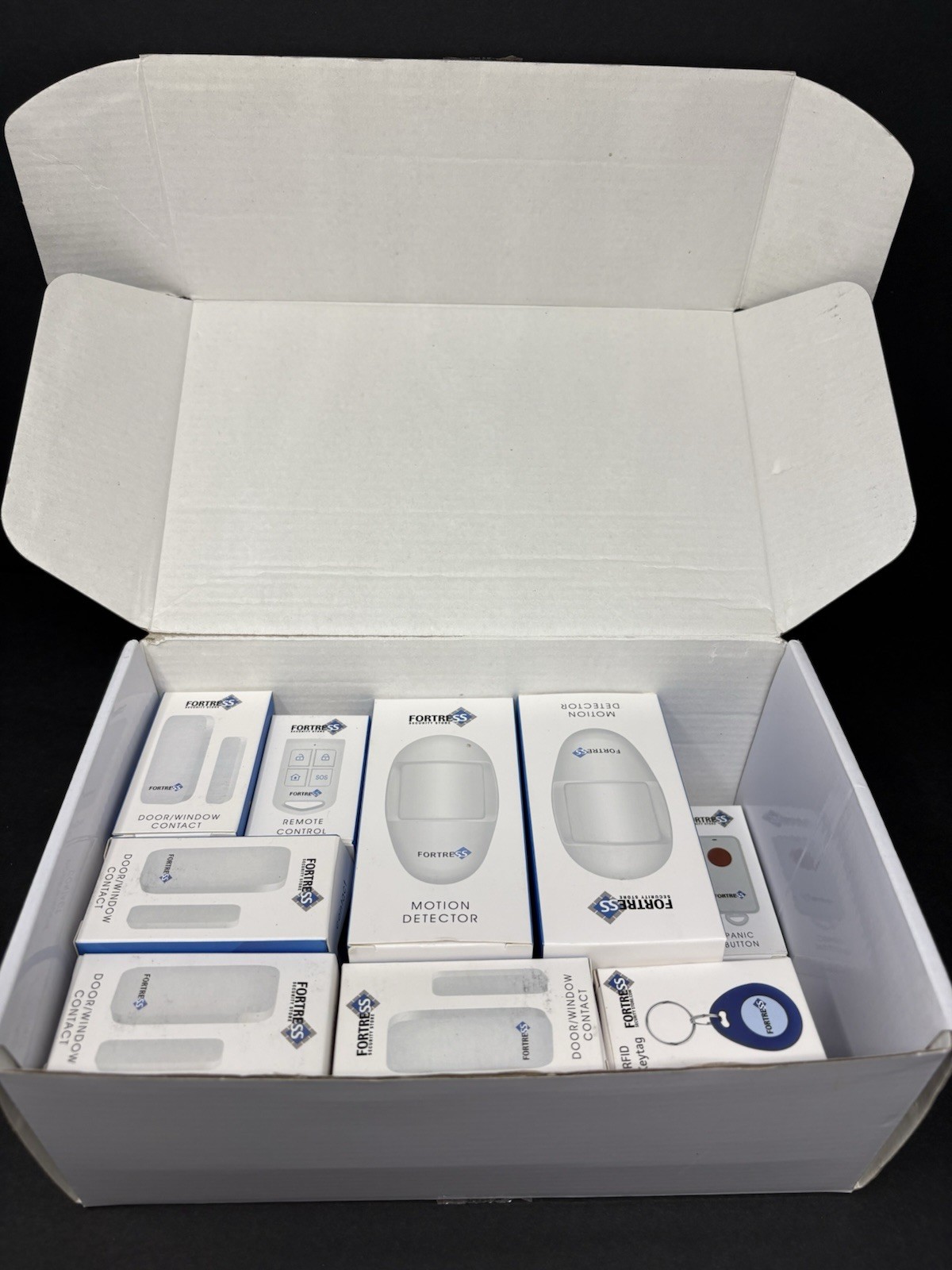 Fortress S03 WiFi Home Security Alarm System Kit Sensors RFID AS-IS