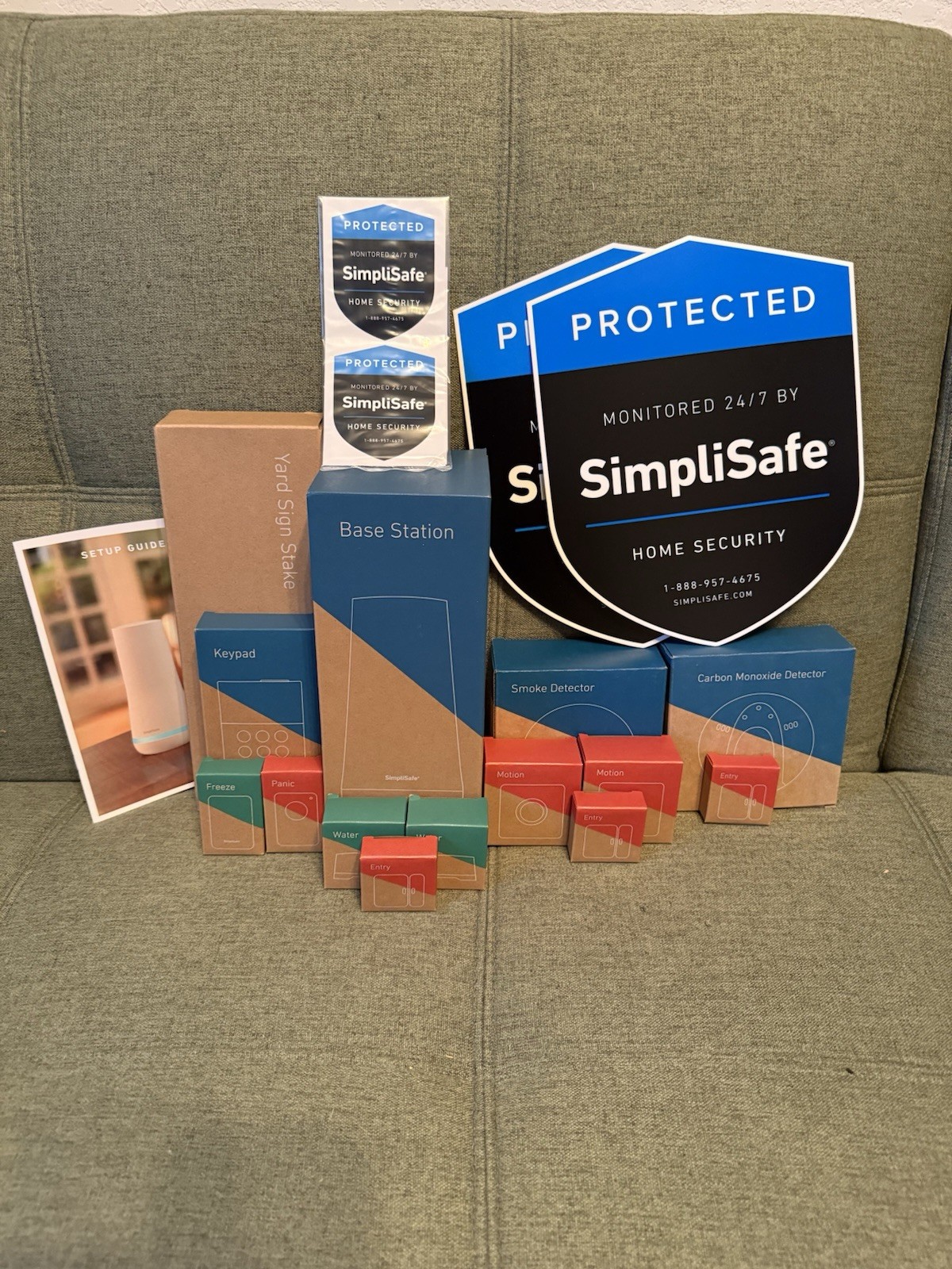 Simply Safe Home Security System 16 Pc Set NIB Read All