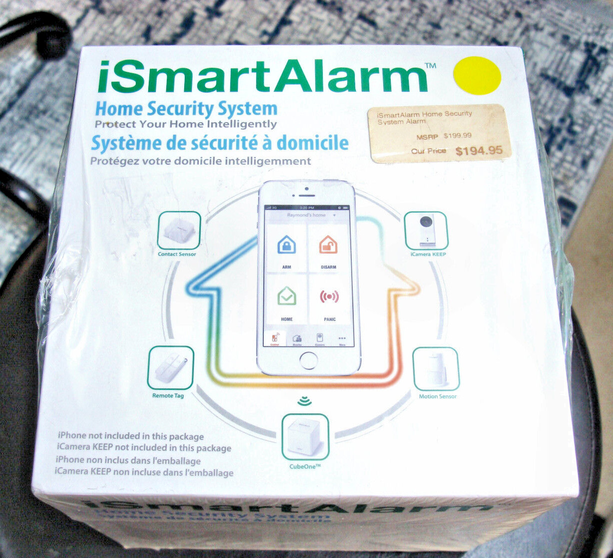 iSmartAlarm Home Security System – Preferred Package – SEALED In Original Wrap