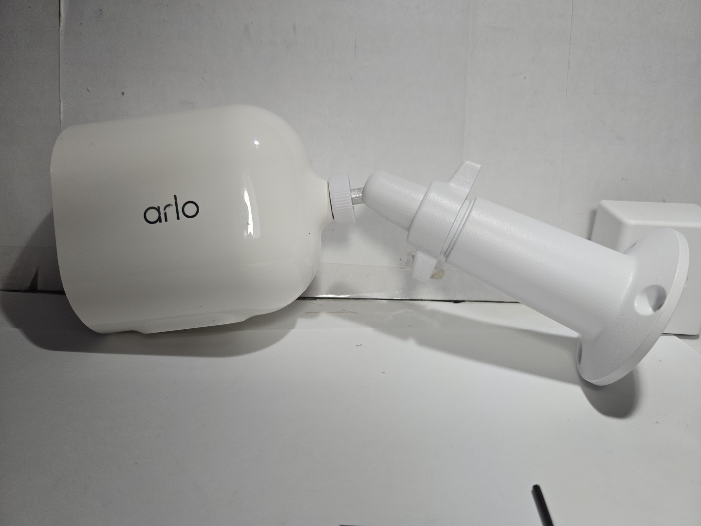 Arlo Pro 4 Security Camera Add On Wireless 2K Color Night Vision VMC4041P White