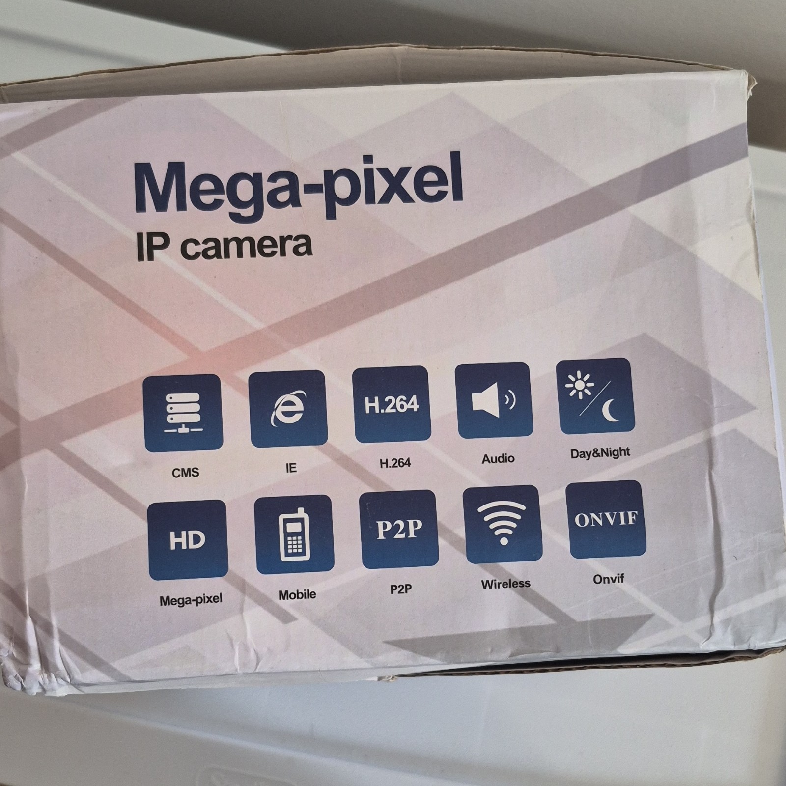 Mega-pixel IP Camera HD Wireless ONVIF Audio Day & Night Indoor Outdoor