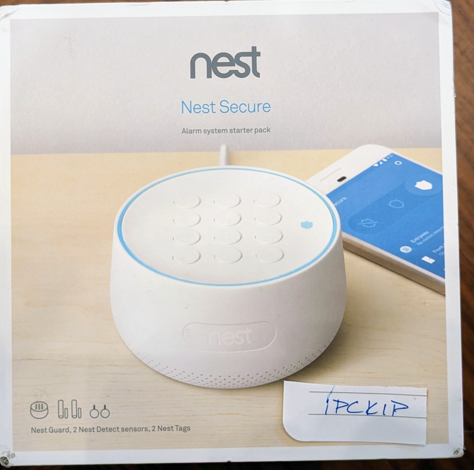 Google Nest Secure Alarm System Starter Pack (H1500ES) – New
