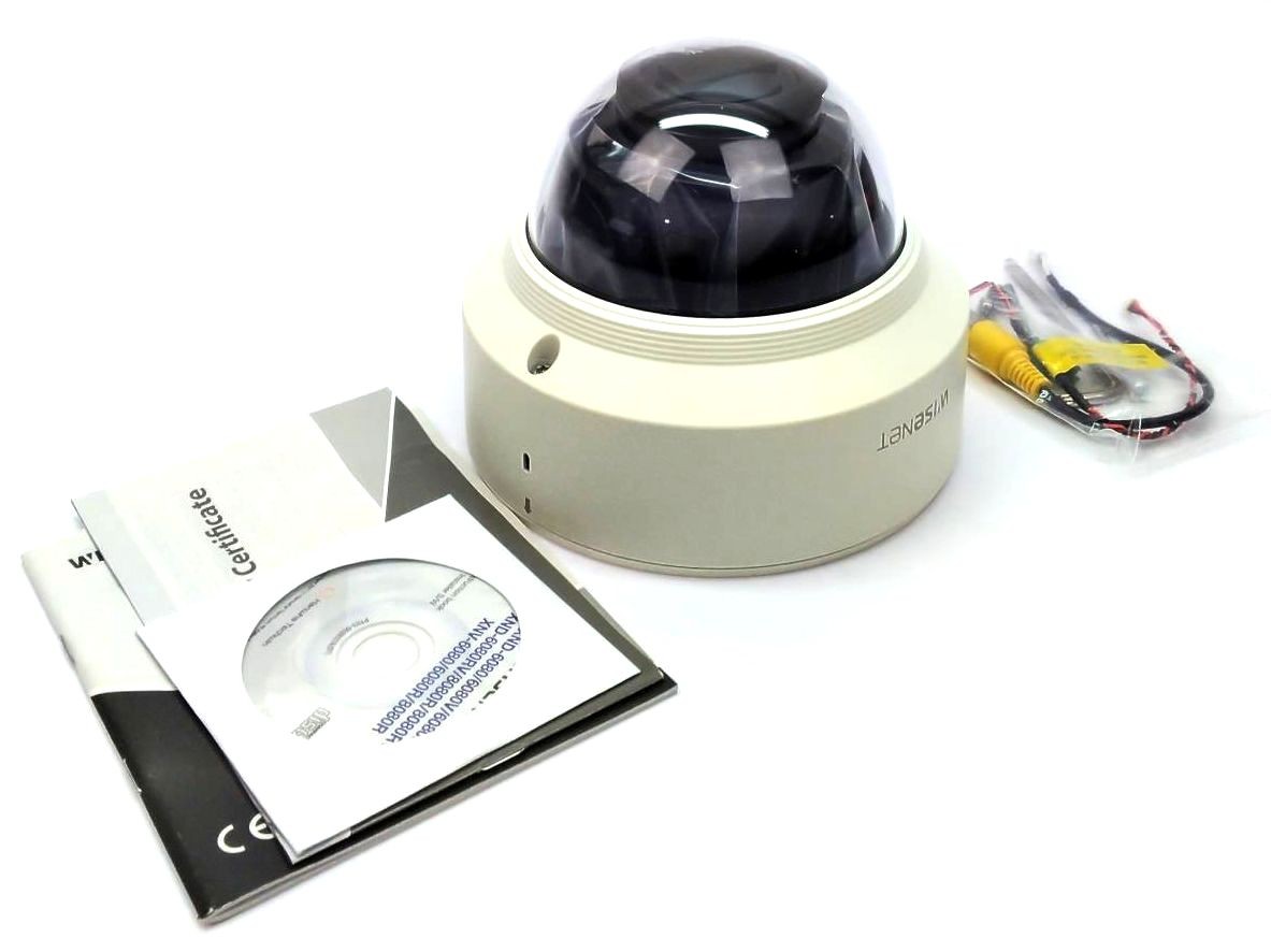 Wisenet XND-6080RV Security IR Dome Camera IP Network Outdoor Indoor X Series
