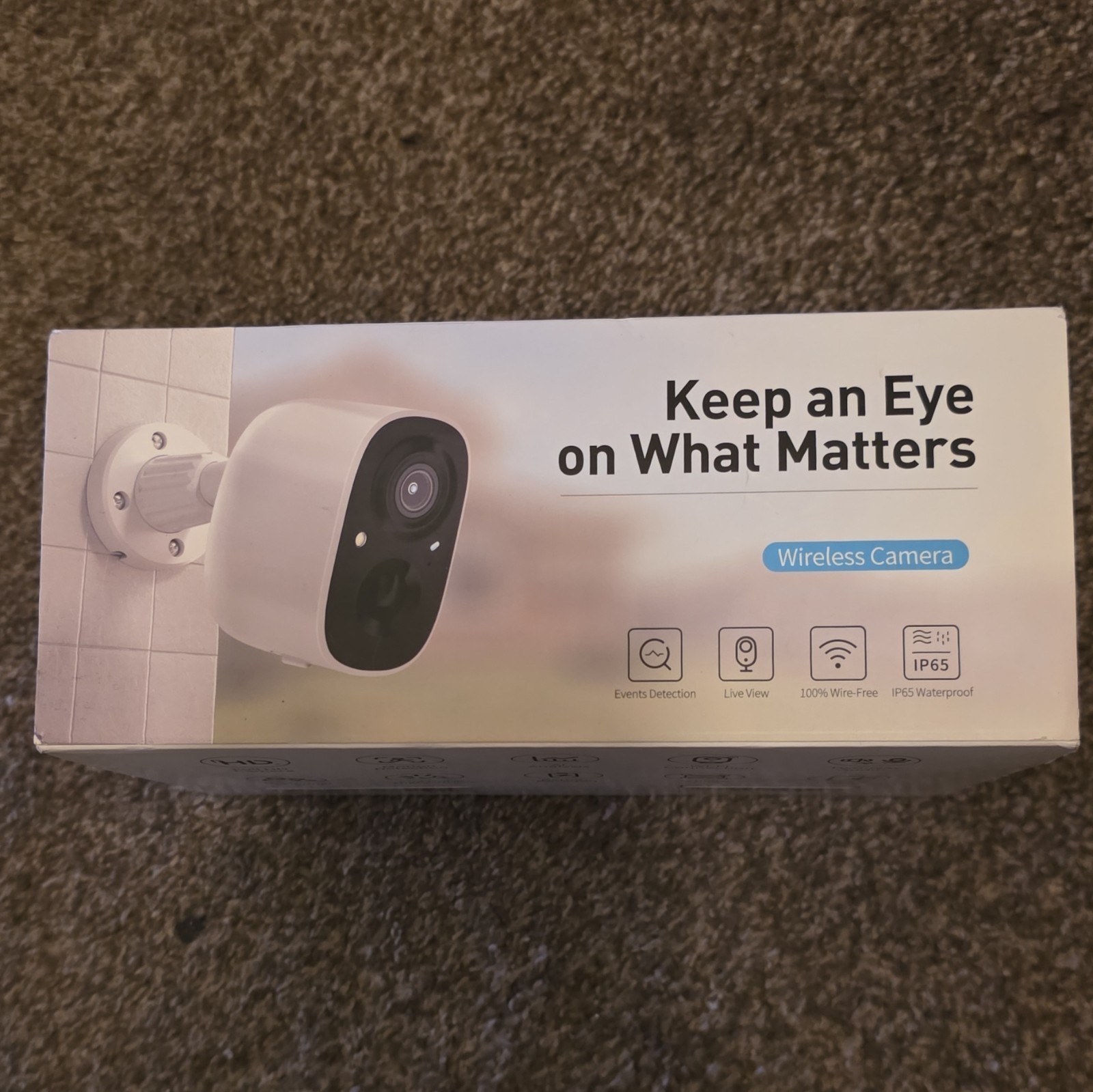 Smart AI Battery Camera 2-Pack Wireless Wi‑Fi 1080p Full Color Night Vision