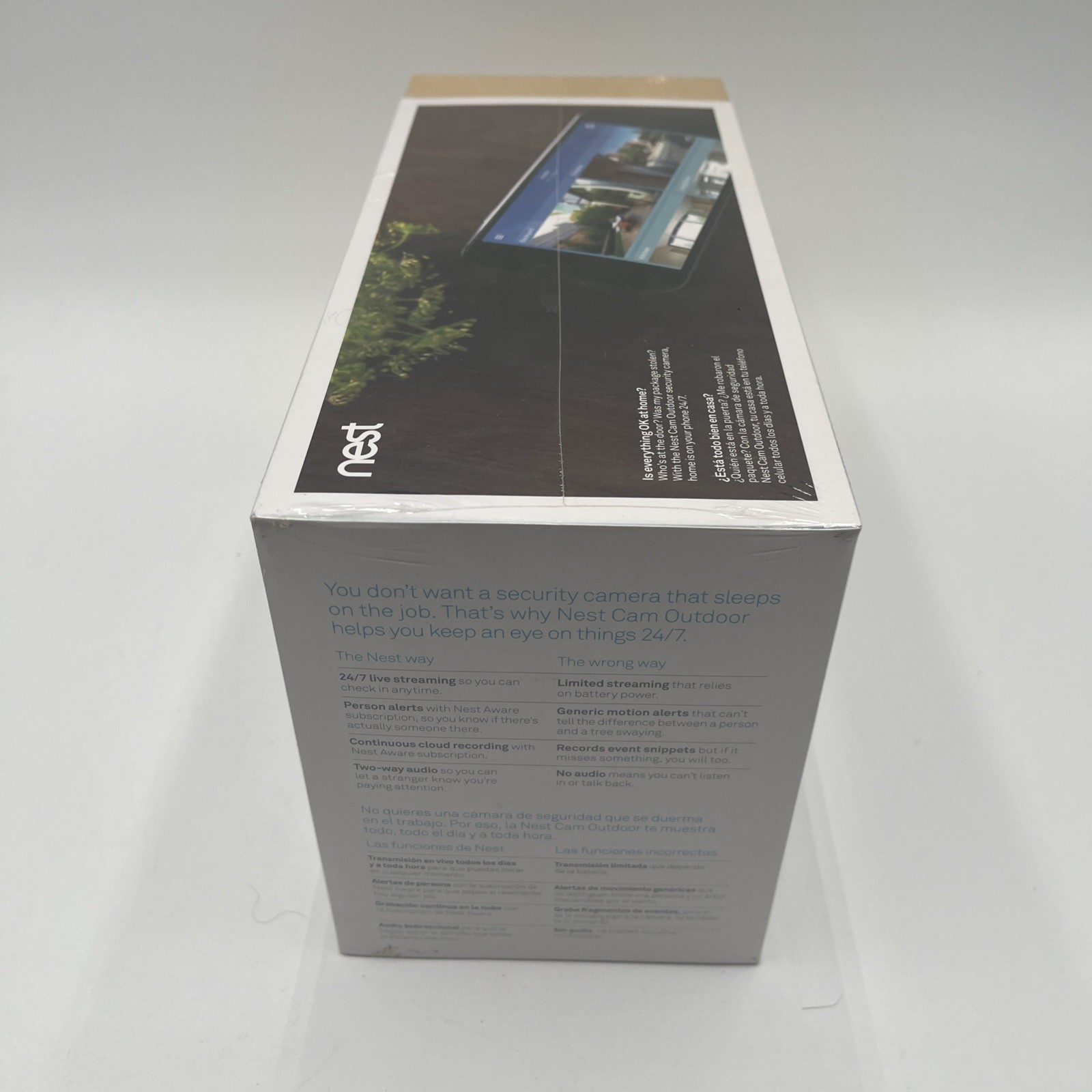 Google Nest Cam Outdoor Smart Security Camera (2-Pack) NC2400ES – Sealed NEW
