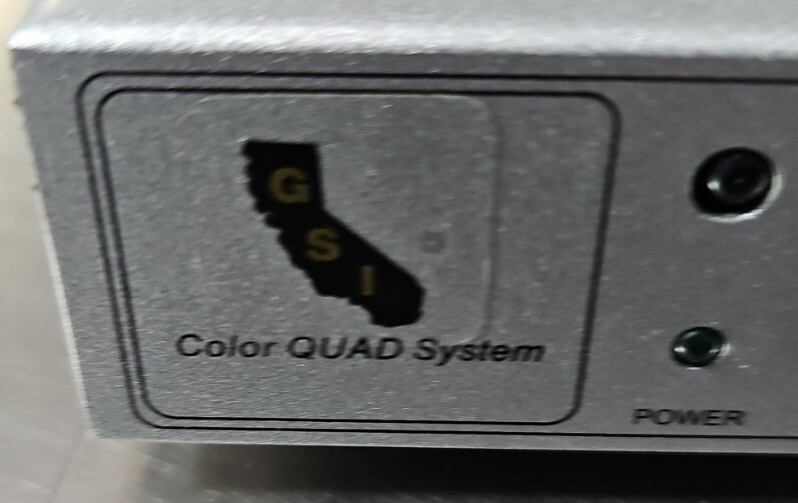 Color QUAD System GS-C4CQR. 4 Channel Color Quad 12 VDC. 3E-38