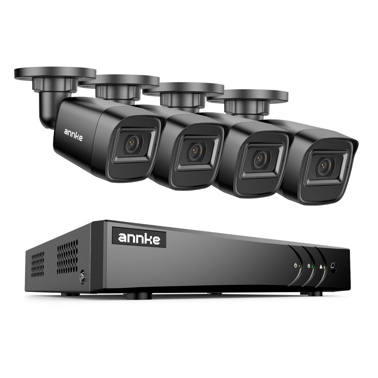 ANNKE 3K Lite 8CH DVR FHD 1080P CCTV Security Camera System AI Human Detection