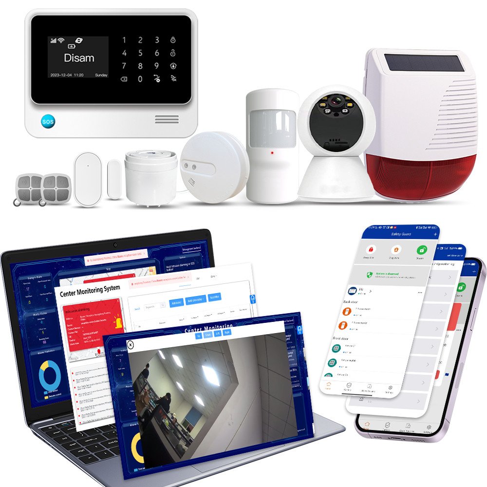 New G90C WiFi GSM SMS Wireless Home Alarm Security System Accessories Lot