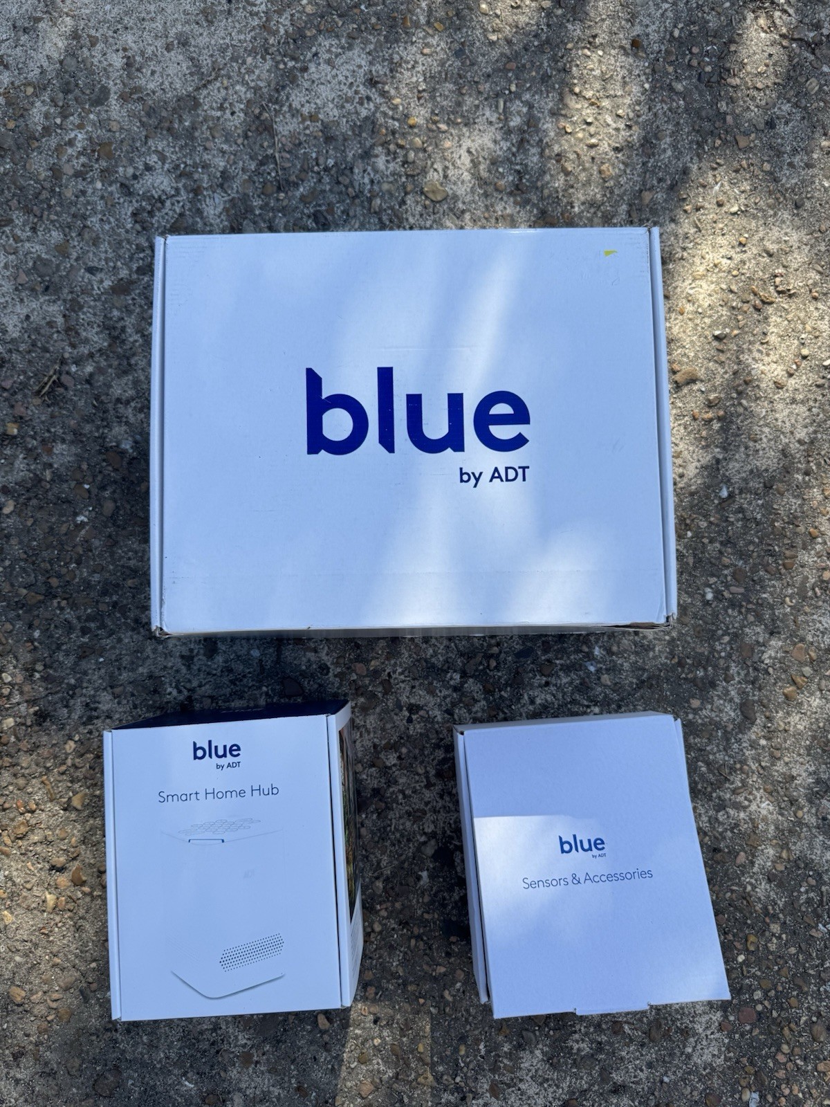 New Sealed Blue By ADT – Smart Home Hub, Window or Door Sensors, & Yard Sign