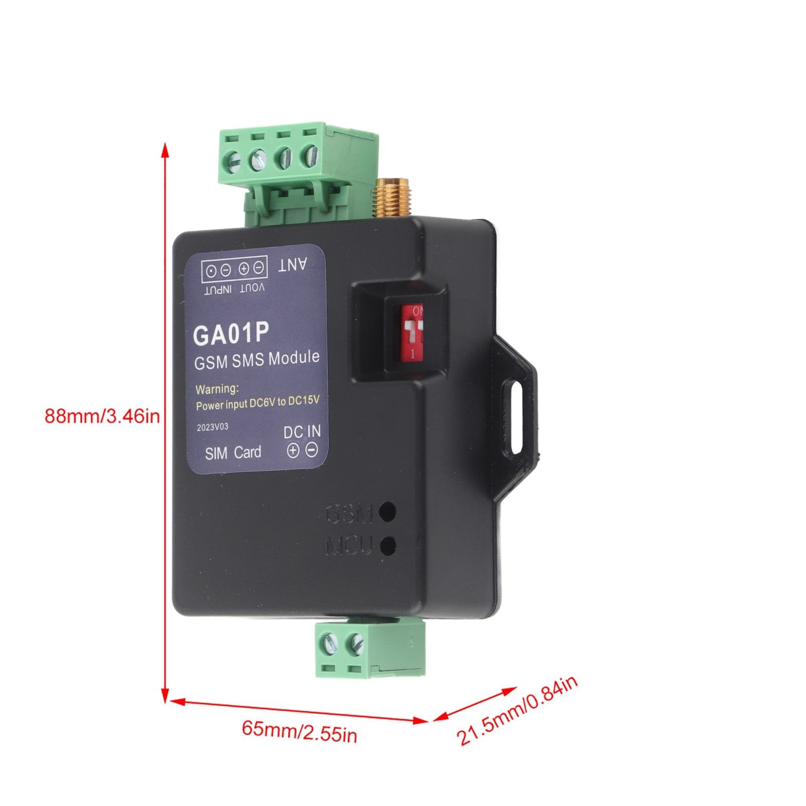 GA01P GSM SMS Calling Alarm Power Failure Remote Control Home Security Alert BEA