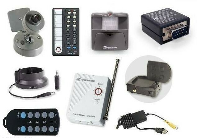 X10 Security Surveillance Camera, Receiver, Transceiver, Motion Detector+ Bundle