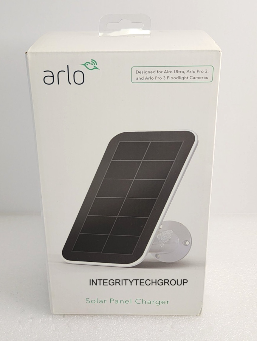 Arlo VMA5600 Solar Panel Charger White, NEW
