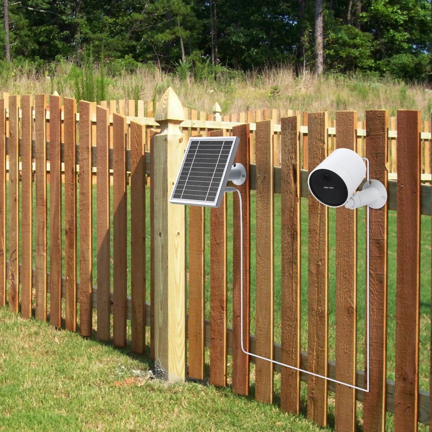 UYODM Solar Panel Compatible with SimpliSafe Outdoor Security Camera,Power Your