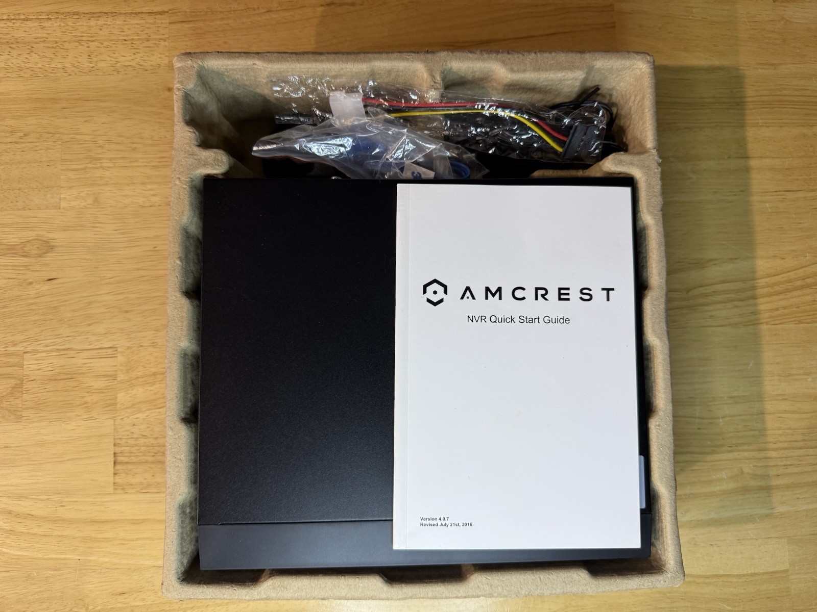 Amcrest NV4108-HS 4K NVR (8CH 1080p/3MP/4MP/5MP/6MP/8MP) (No WiFi) Open Box