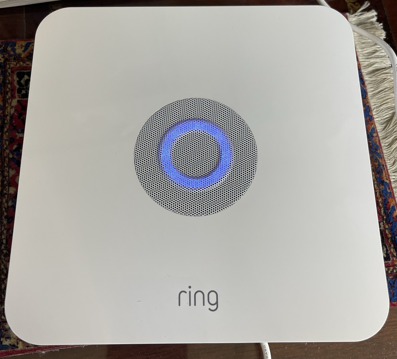 RING Z WAVE PLUS 4HB1U90EN0 Alarm System Base Station w/ Power Supply & Keypad