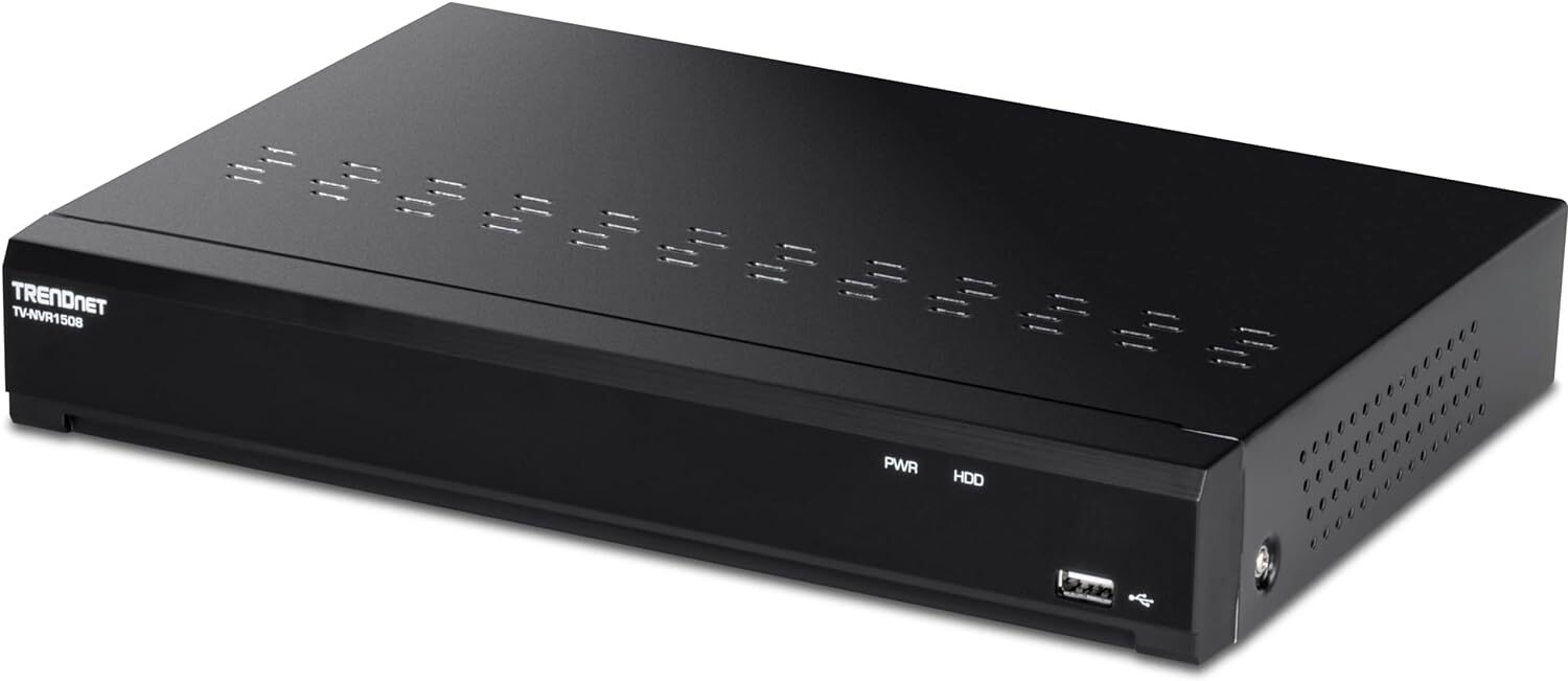 TRENDnet TV-NVR1508 8-Channel H.265 4K (8MP) PoE NVR