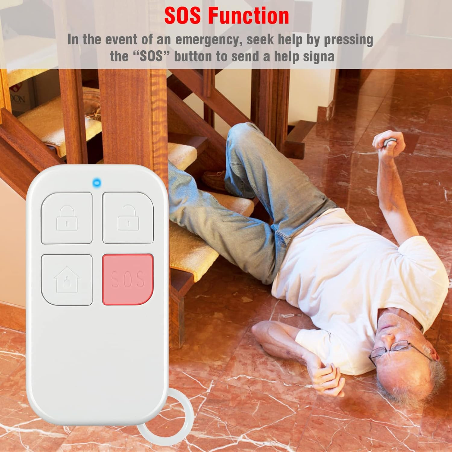 Home Security System, Door Alarm System with Wifi, Alarm Security with Phone APP
