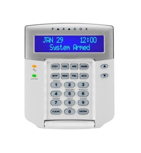 Paradox K641+ 32-Character Blue LCD Keypad Module