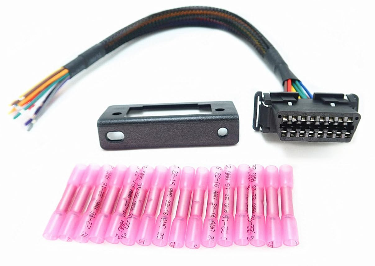 OBD2 J1962 Female to Open Pigtail Cable Bracket Obdii Port Replacement Cable …