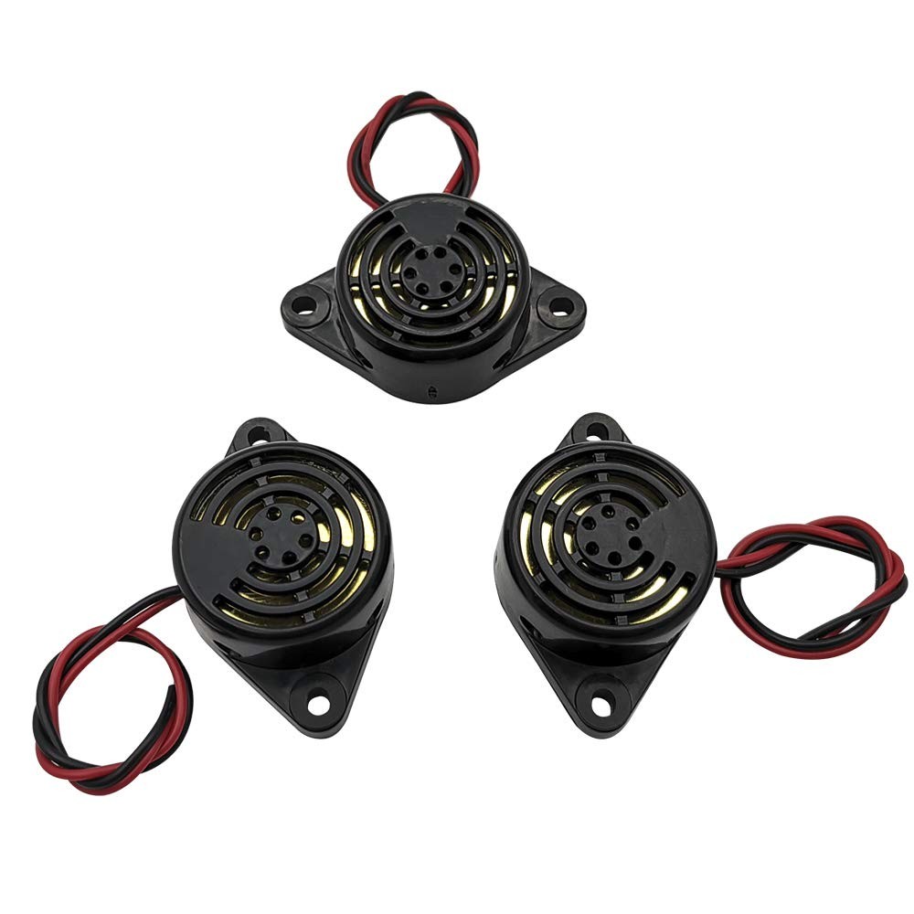 3PCS DC 3-24V 90dB Active Piezo Electronic Buzzer Beep Tone Alarm Ringer Cont…