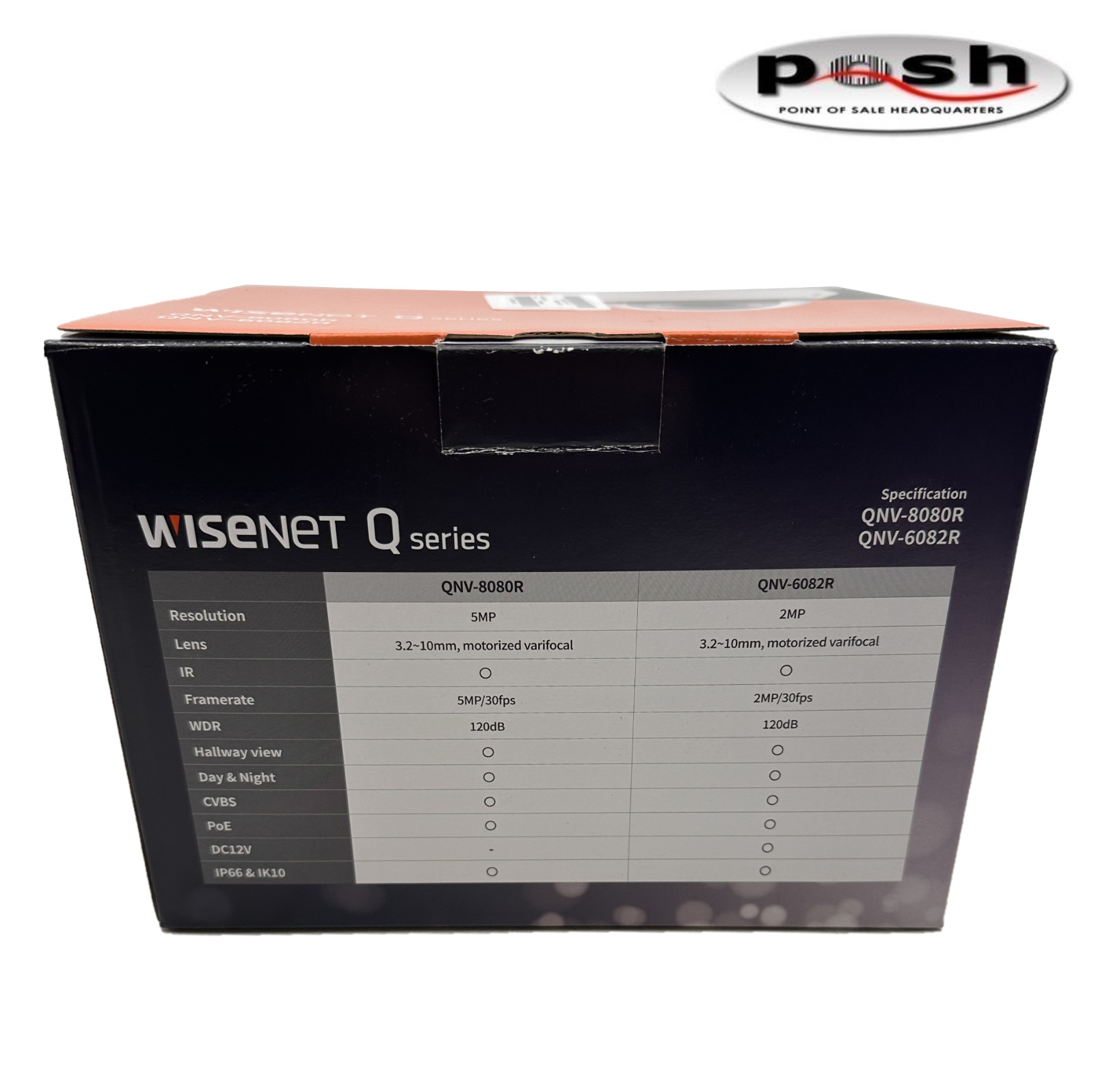 Wisenet Q series Network Camera IR Vandal Surveillance Outdoor Dome QNV-6082R1