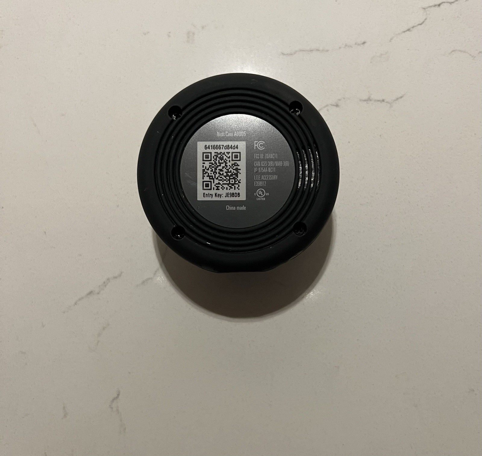 Google Nest Cam Indoor Security Camera A0005 1st Gen – Camera & Charger Only