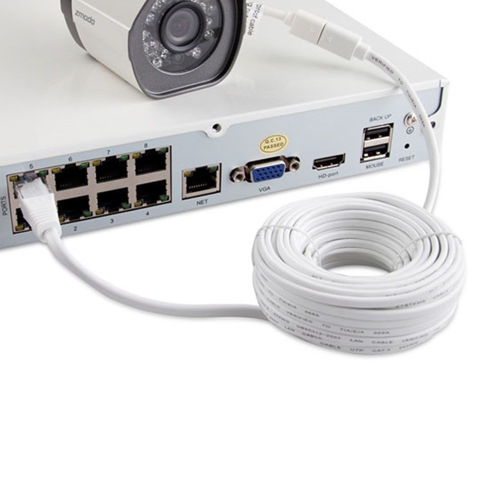 Zmodo Funlux 2nd Generation sPoE NVR MicroUSB Camera Cable W-USB015 50′ OEM