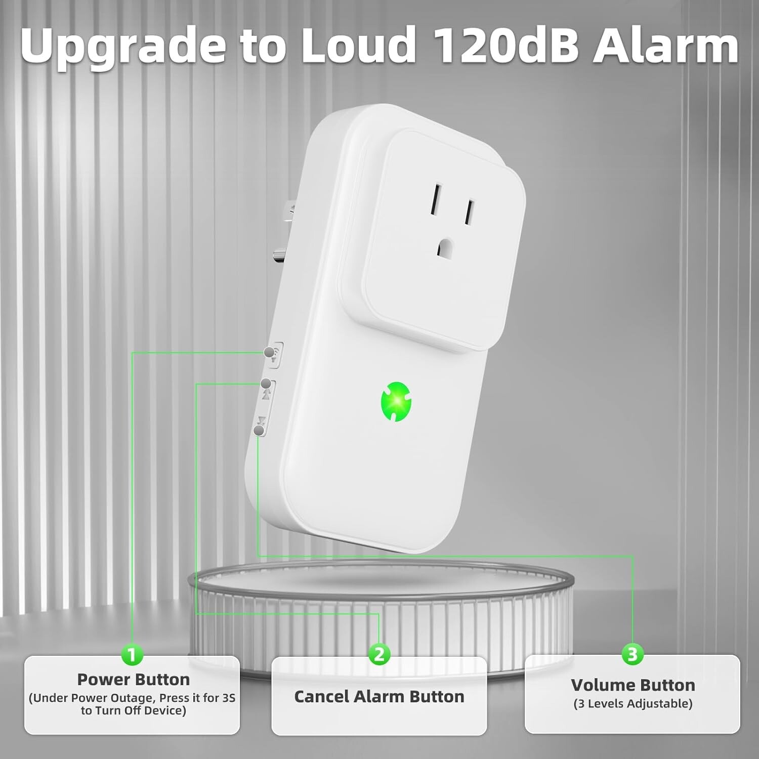 Satisure Power Failure Alarm for Freezer Alarm, Power Outage Alarm,Power Loss
