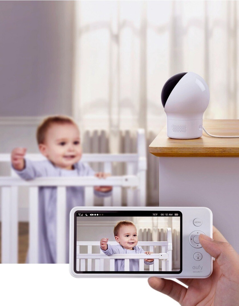 “Eufy E83121D1 SpaceView Pro Baby Monitor and Camera 720p by Anker Security