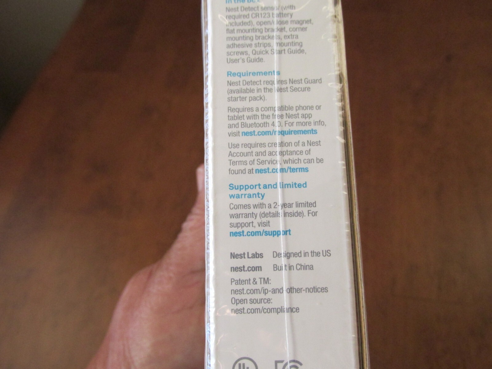 Google Nest Detect Door / Window Sensor H1100WES Brand NEW Sealed