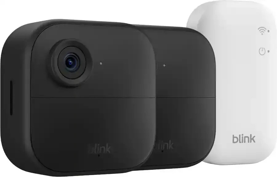 Blink-Outdoor 4–Wireless Smart Security Camera, 1080p HD Module core, 2 Cameras