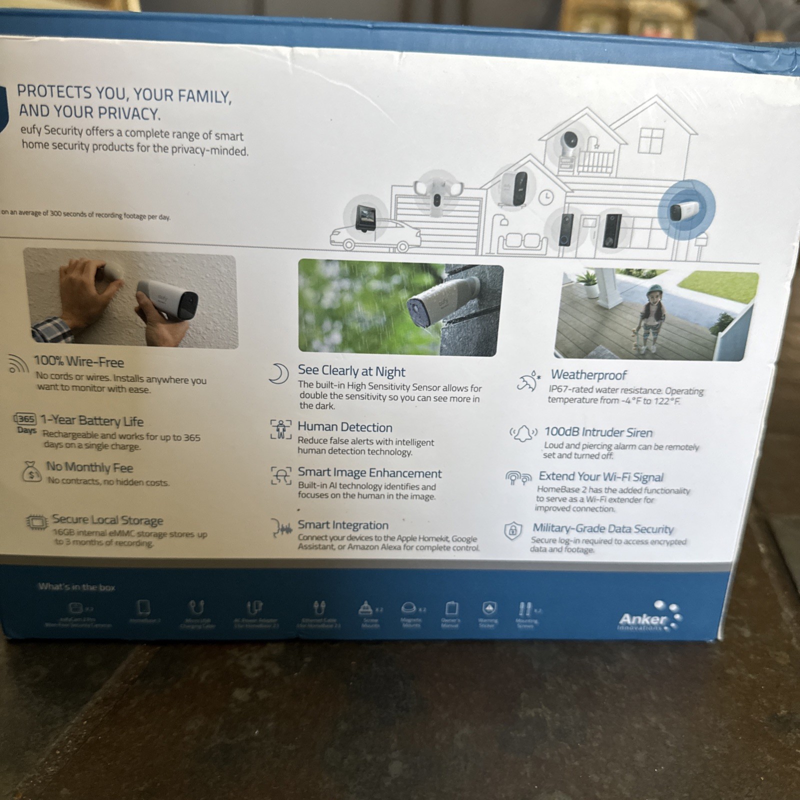Anker EufyCam 2 1080p 2-Cam Wireless Home Security Camera System