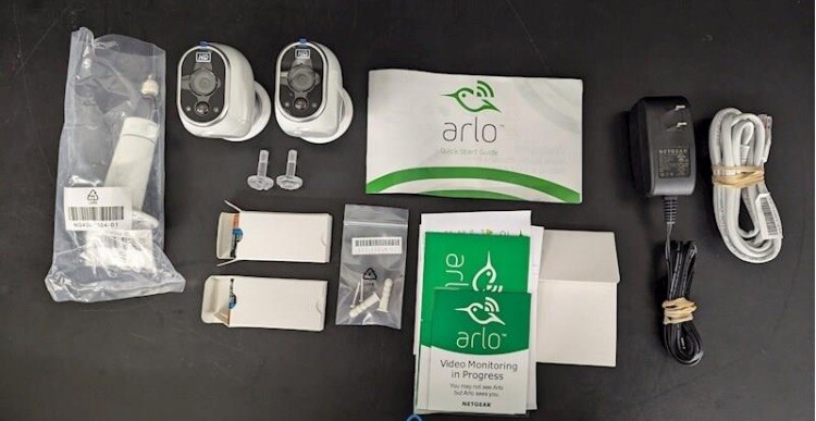 Netgear Arlo 2 HD Camera Security System Base Mount Batteries Open Box New