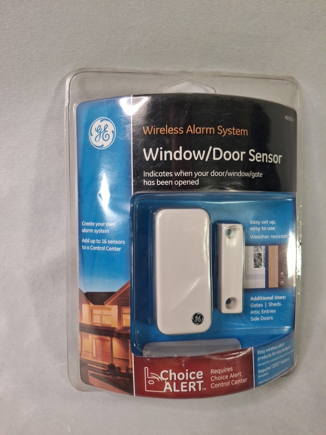 GE Choice Alert Wireless Alarm System Window/Door Sensor