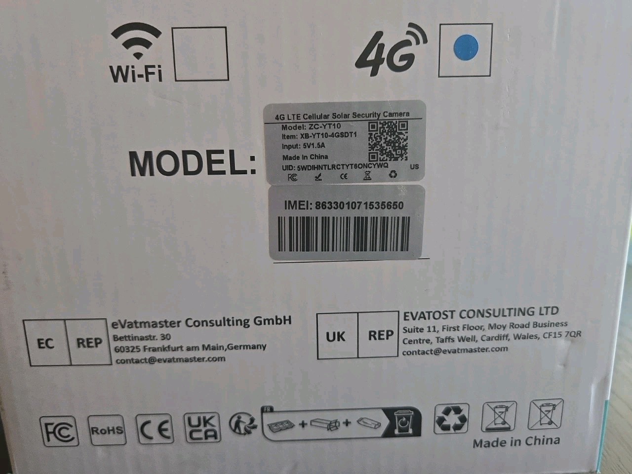4g lte solar wireless security camera Camo Pan/Tilt HD, Motion Sensor, Audio