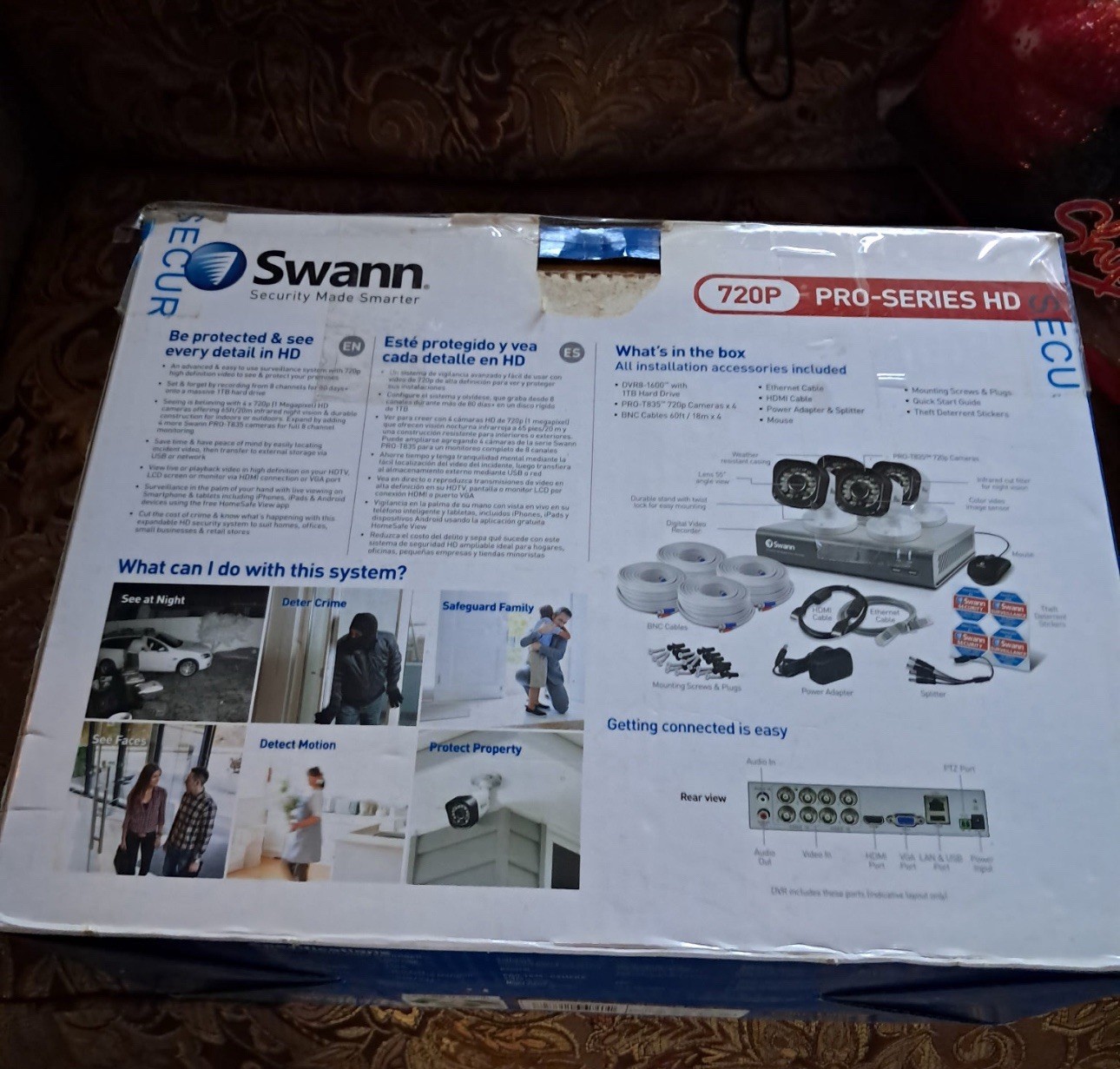 Swann Professional HD Security System Pro-Series 720p with 1TB