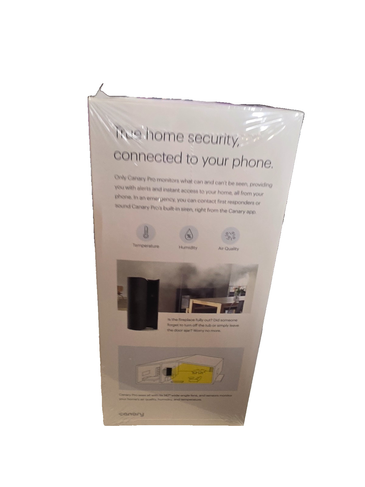 Canary Total Security System Camera & Climate Monitor Indoor Camera w HD 1080p