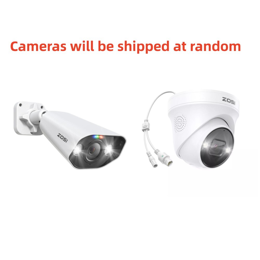 ZOSI 4K HD 16CH NVR 5MP POE Home Security Camera System 4TB Outdoor AI Detection