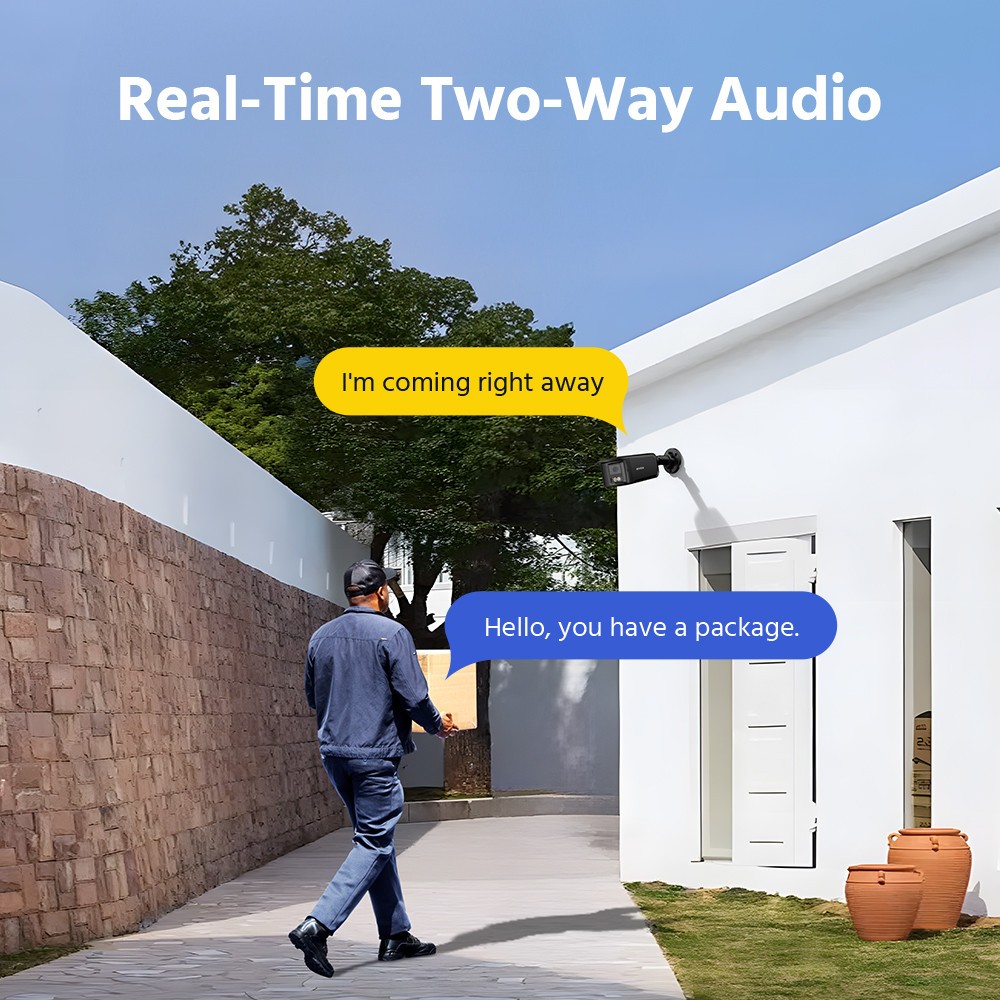 ANNKE 8CH NVR 4K POE 180° Dual Lens Color Security IP Camera System 2 Way Audio