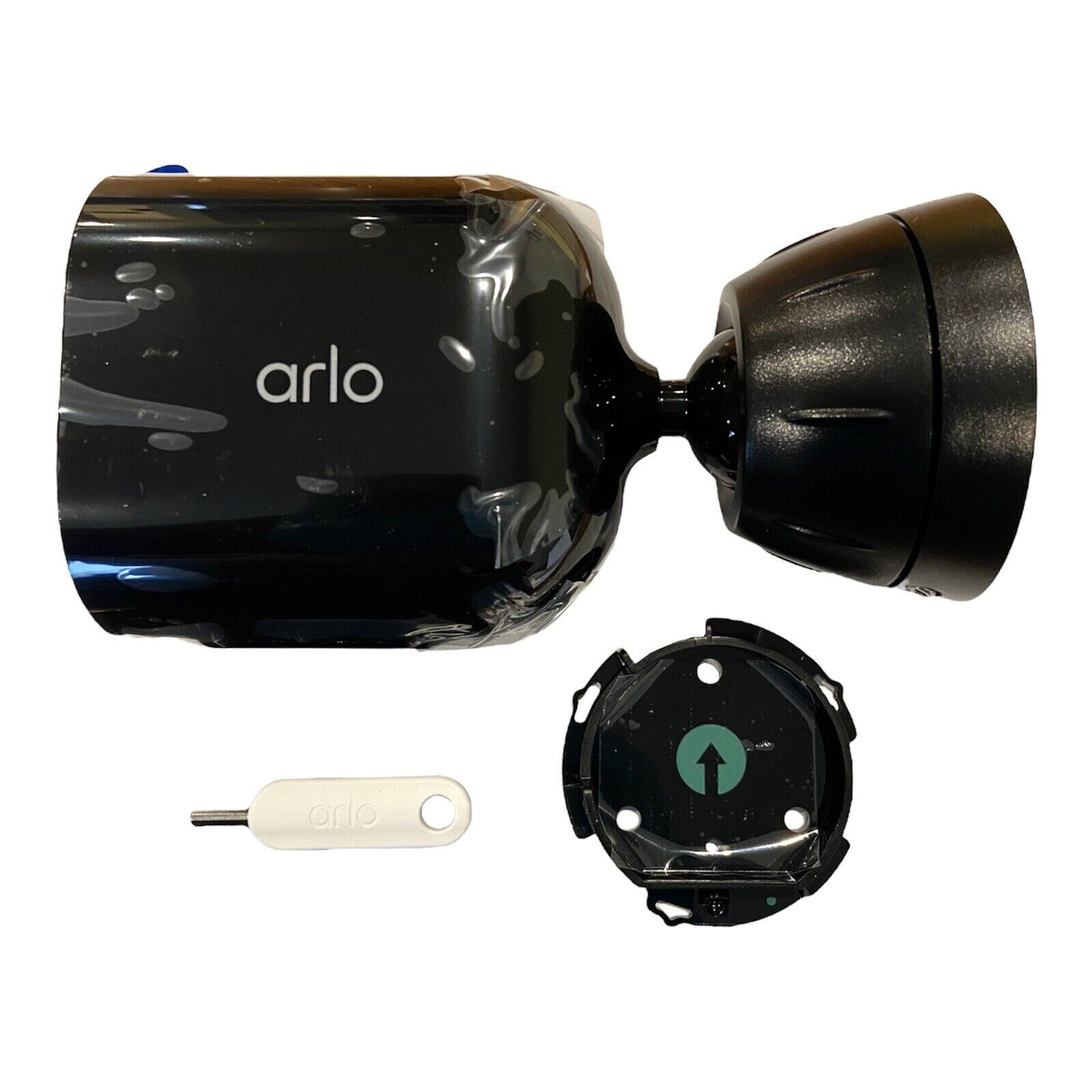 One Arlo Pro 5S Wireless Add On 2K Spotlight Security Camera Night Vision Black