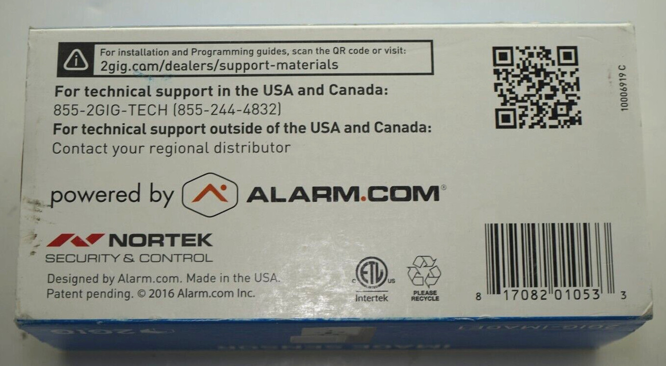 Linear / 2GIG 2GIG-IMAGE1 Sensor Digital Still Camera White – New in Box