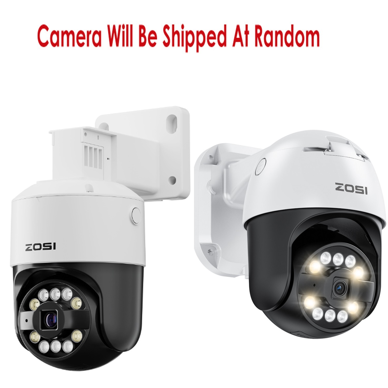 ZOSI 5MP PT Wired PoE Security Camera Floodlights Starlight Night Vision Audio