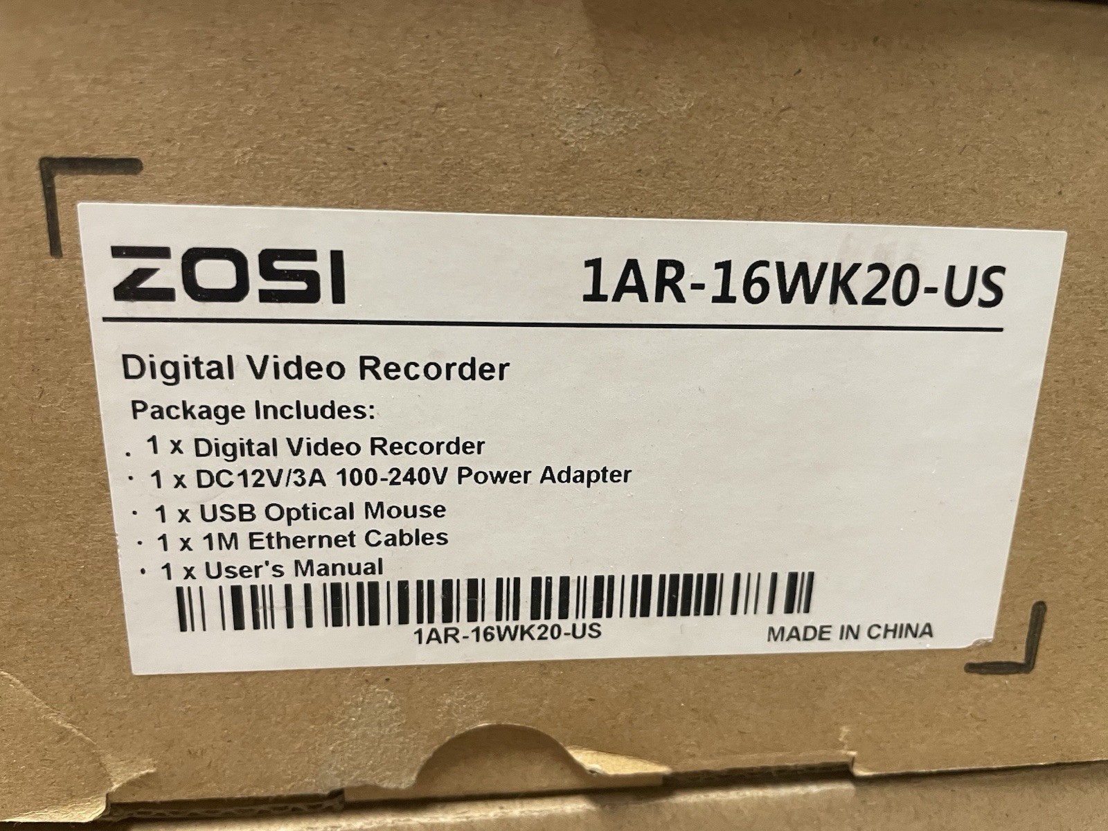 ? COMPLETE ZOSI 16-Channel Surveillance System Kit – 12 Camera BRAND NEW! ?