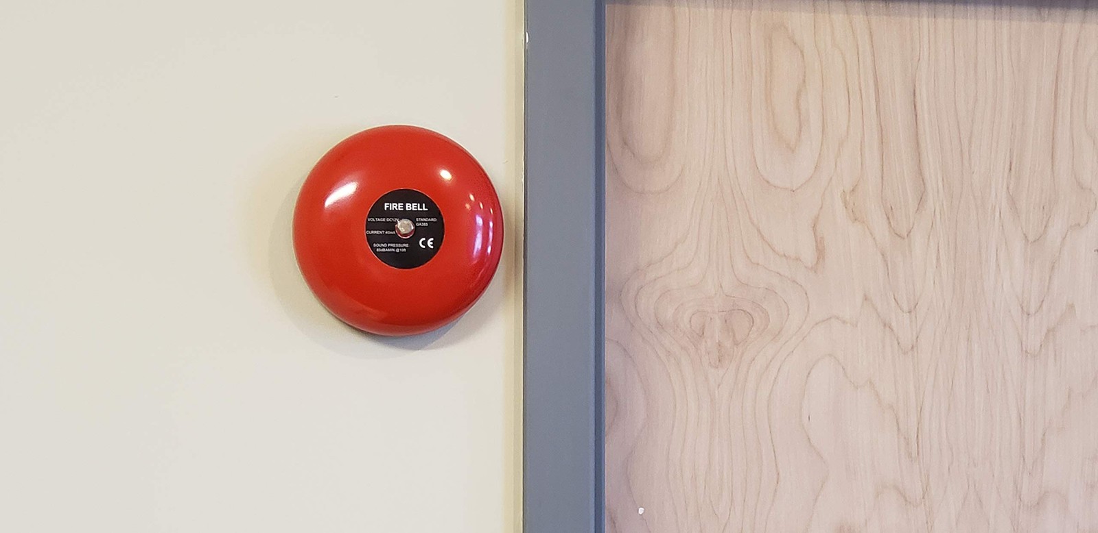 Safeguard Supply 6 Inch 12V DC Loud Fire Alarm Bell – Extra 6″, Red